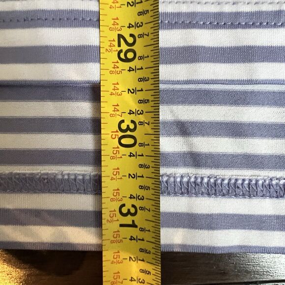 Peter Millar Summer Comfort Golf Polo Shirt Blue Stripe Men’s L - Picture 5 of 5